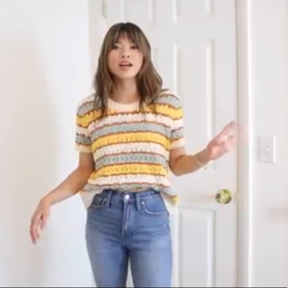Madewell Carrington Sweater Tee In 